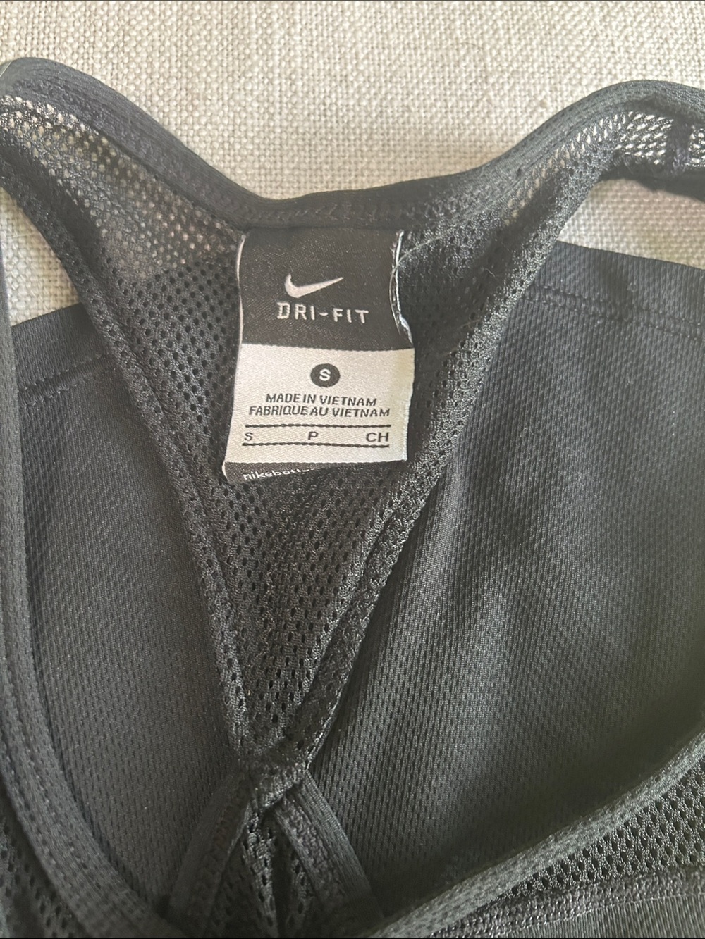 Nike Black Dri-FIT Racerback Tank - Picture 2 of 4